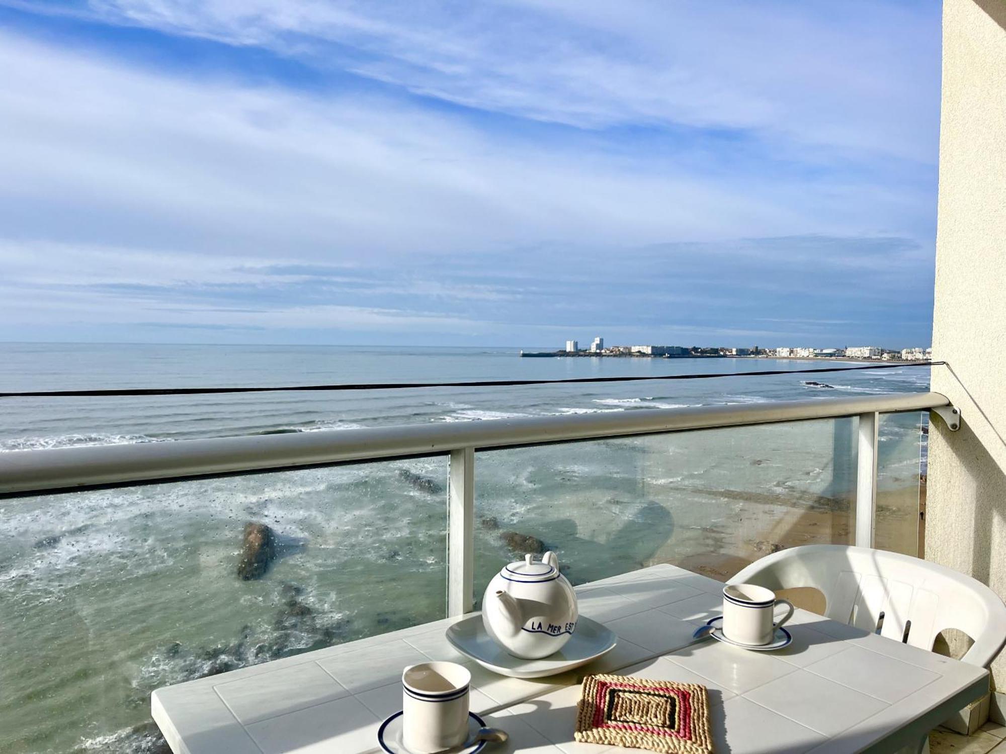 Joli Appartement Avec Vue Imprenable Sur La Baie Des Sables - 4 Pers Les Sables-dʼOlonne Exterior foto